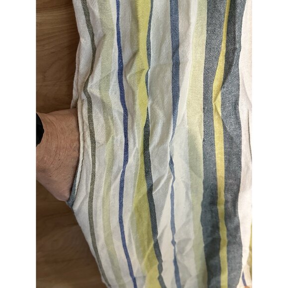 SONOMA woman 2x Stripe Linen Rayon Blend Tunic Dress Pockets Boho - Picture 3 of 9